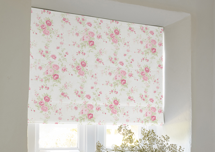 Shabby Chic by Rachel Ashwell Wildflower, Rose - Twist&Fit Roman Blind - Image 5